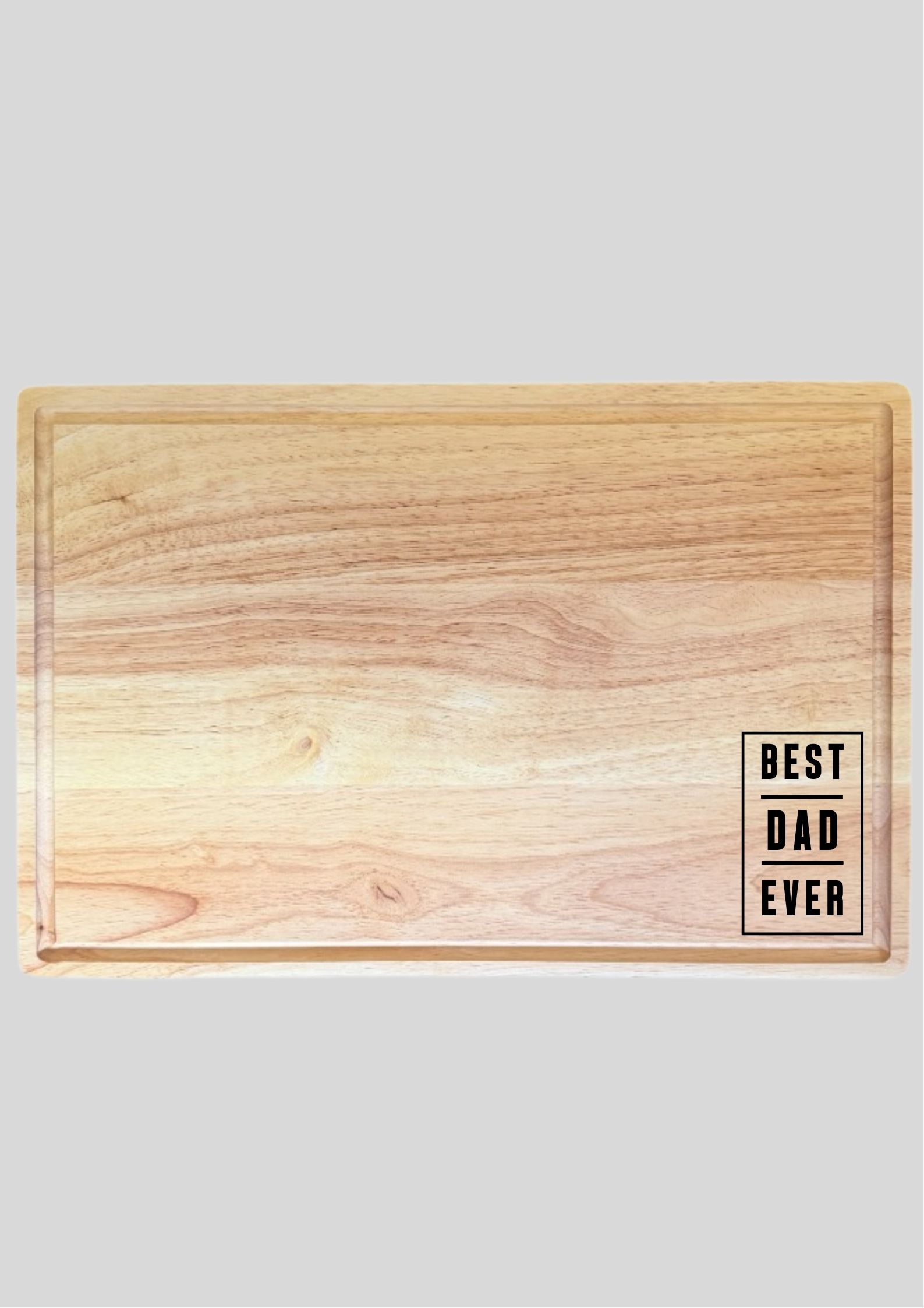 Best Dad Ever Chopping Board finished engraved product
