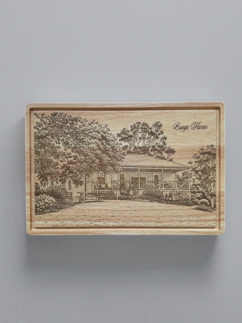 Butcher Block - house portrait