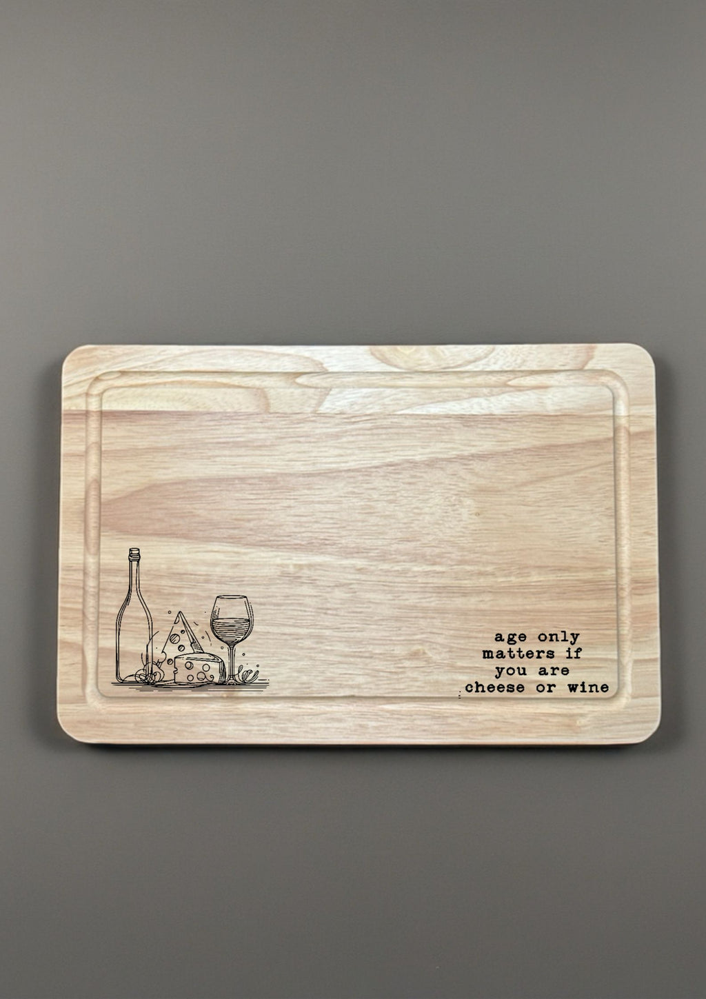 Wine and Cheese Quote Design