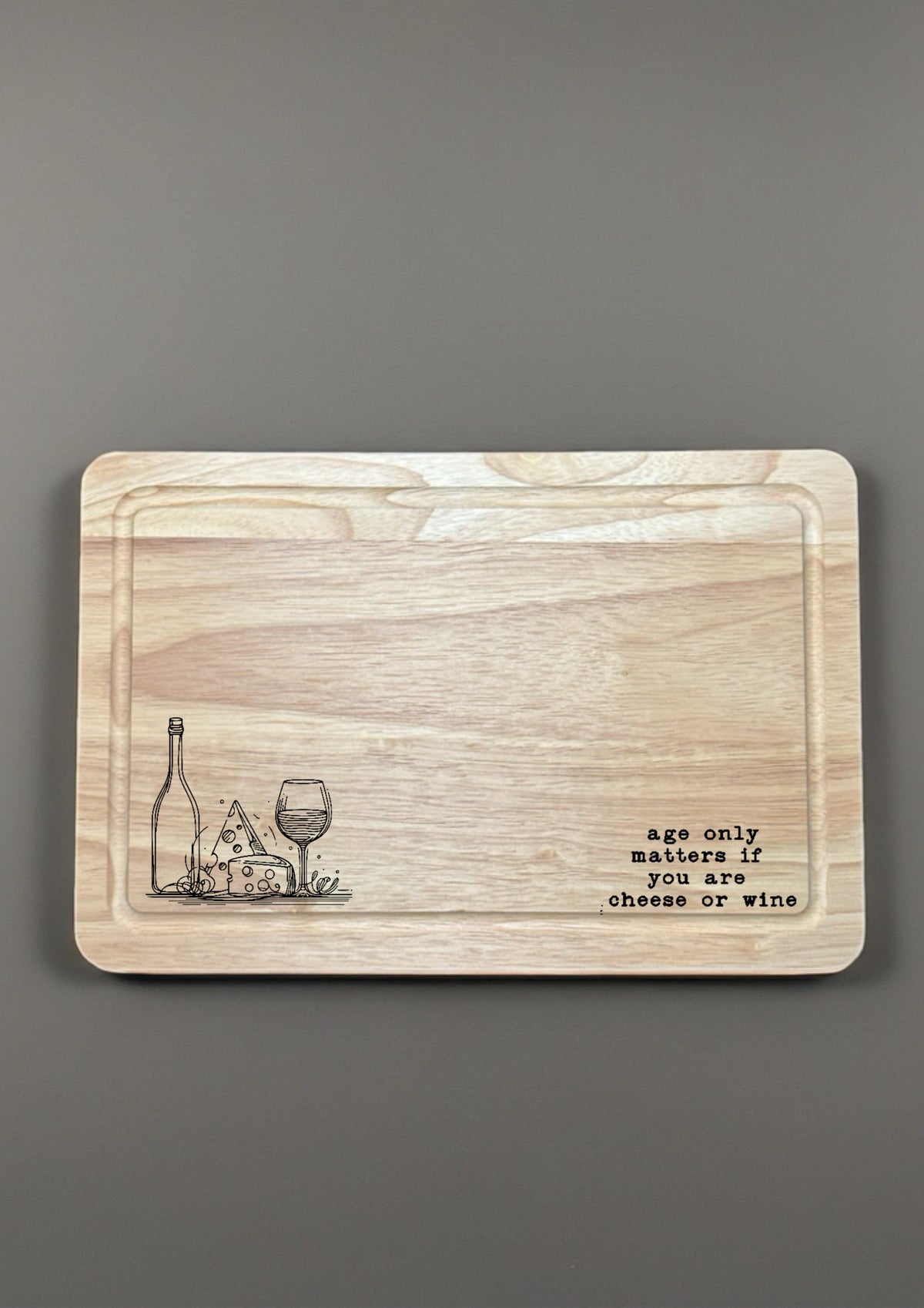 Wine and Cheese Quote Design